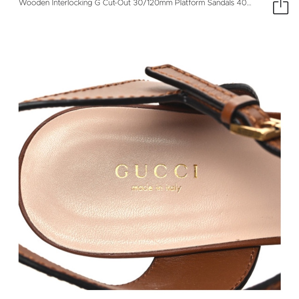 Gucci GG platform sandals brand new - Picture 6 of 7